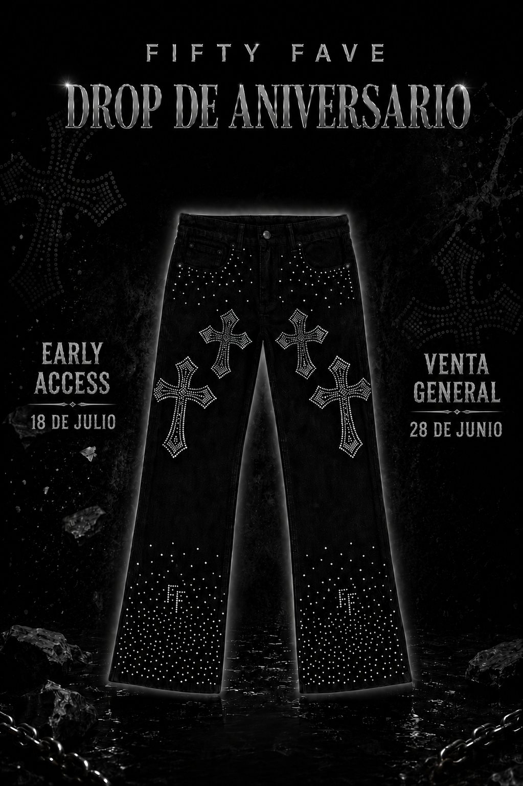 PANTALON CHROME CRYSTAL